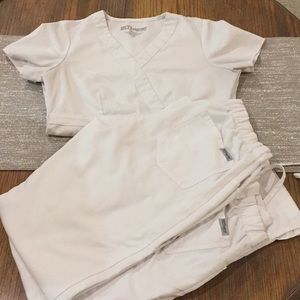 BOGO Grey’s Anatomy by Barco White Scrubs